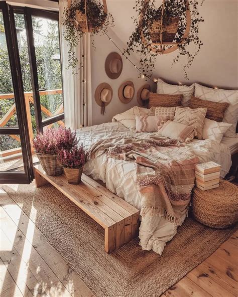 aesthetic cozy comfy bedroom decor.